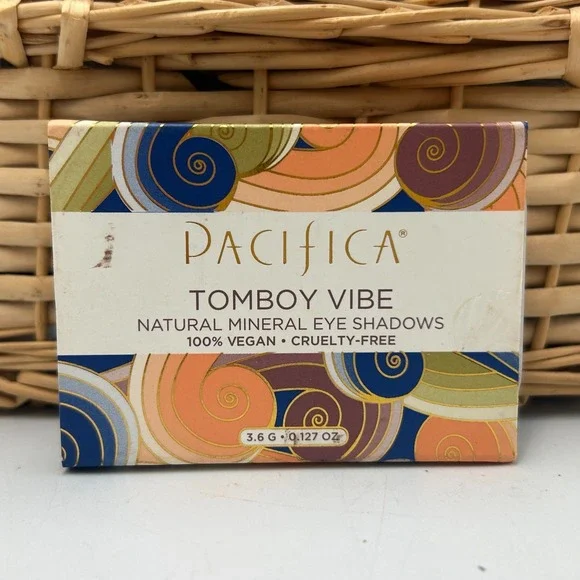 PACIFICA BEAUTY Natural Mineral 5 Eyeshadow Palette Tomboy Vibe Vegan NEW