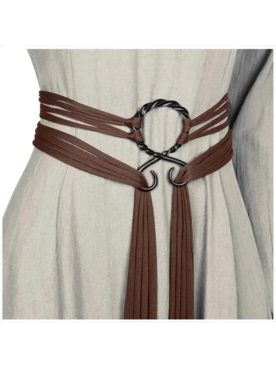 Viking Troll Cross Rope Belt - Norse Witch Medieval Accessory, Renaissance Style