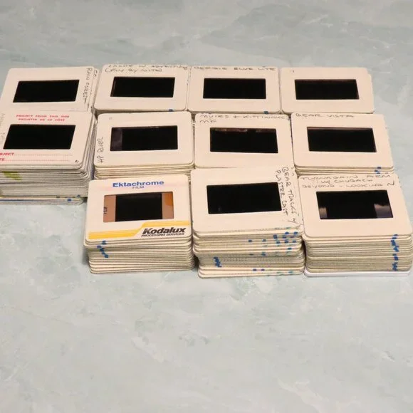 Lot of 215 Vintage Slides from Alaska+- vacation photos