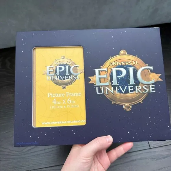 Universal Studios Epic Universe Picture Frame New