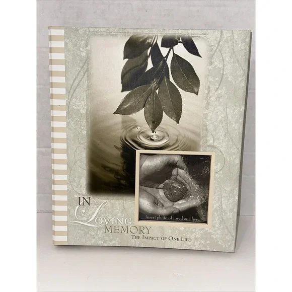 DaySpring In Loving Memory Chapters of Life Keepsake Photo Album Memory Book