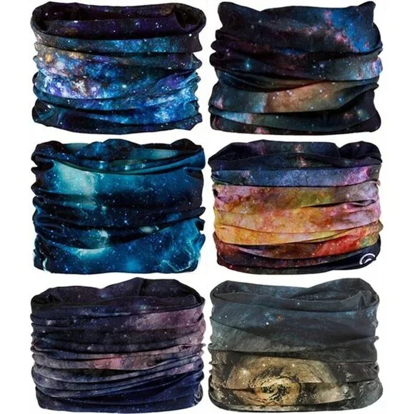 Headband Neck Gaiter Microfiber One Size Breathable Sports Face Mask