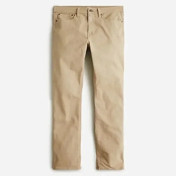 J.Crew Straight-fit garment-dyed five-pocket pant