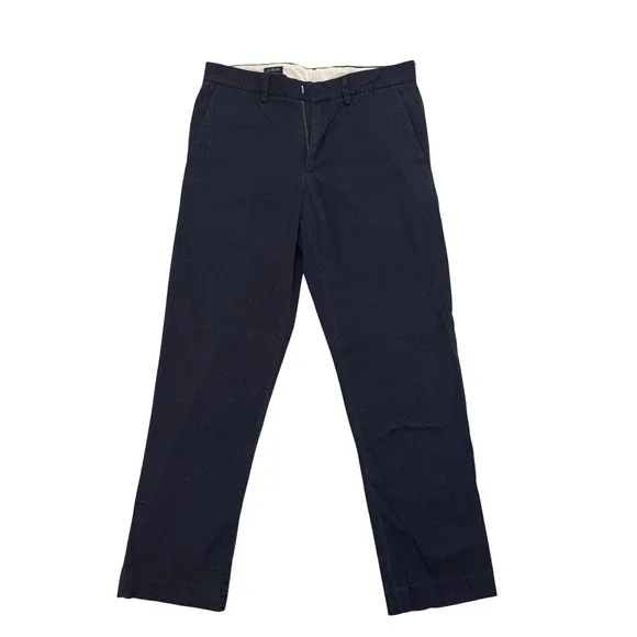 J.Crew Mens Bedford Chino Pants Size 30x30 Blue Navy Casual Preppy Office Work