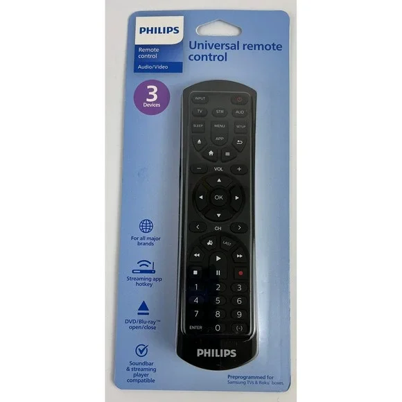 Philips Universal Remote Control Audio Video 3 Device Configuration‎ Streaming