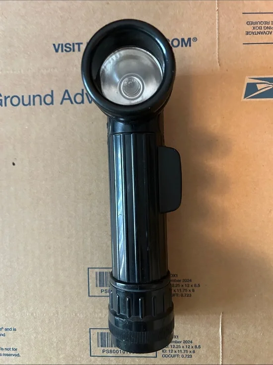 Olive Green Right-Angle Flashlight – Portable US MX-991/U