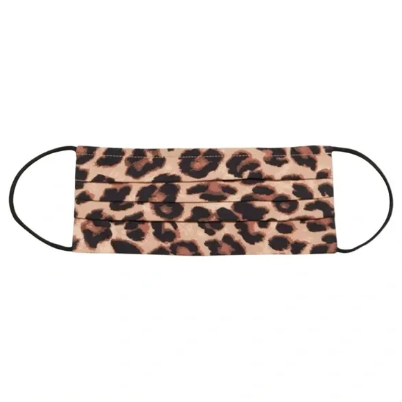 Set of 2 NWT VERONICA BEARD Reusable Cotton Leopard Print Face Masks Coverings
