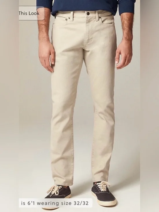 J.Crew 484 Slim-fit Bergen five-pocket pant