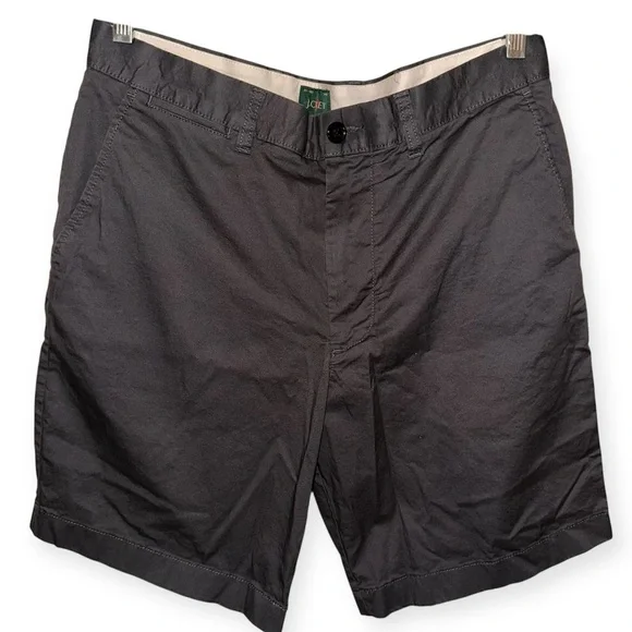 EUC J. Crew Men's Charcoal Flat Front Shorts