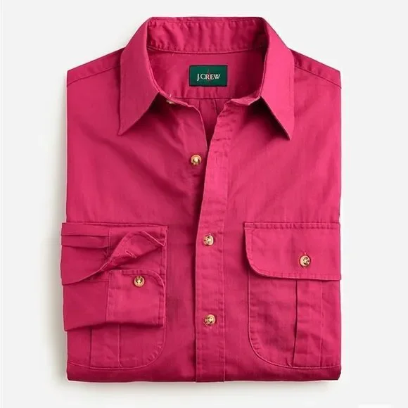 J. Crew Heritage twill two-pocket workshirt