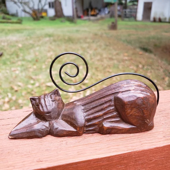 Small Cat Picture Holder With Defect