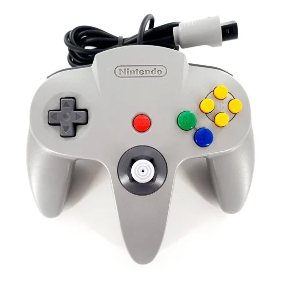Official Nintendo 64 Gamepad Controller Gray NUS-005 Tight Stick OEM Tested