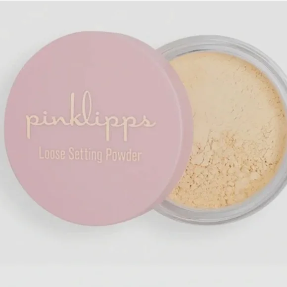 Pinklipps Loose Setting Powder In BANANA 1.8g Travel Size NEW‎ Sealed Makeup