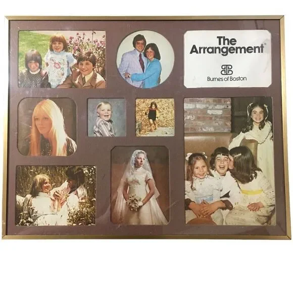 Vintage The Arrangement Photo Frame by Burns of Boston