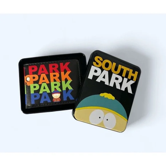 Comedy Central South Park Spellout Leather Bi-Fold Wallet Official Buckle Down