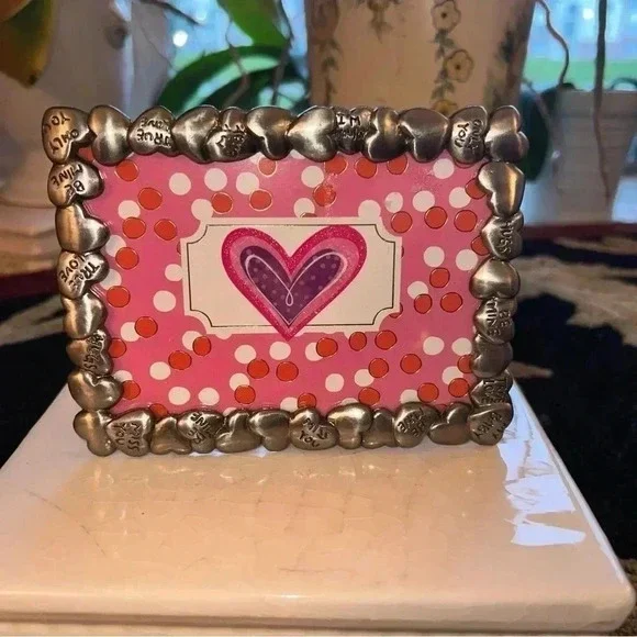 Valentine’s Day Conversation Candy Heart 4 x 5 Picture Photo Frame
