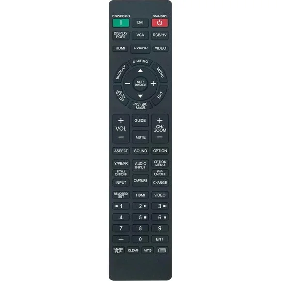 RU-M117 RU-M121 Replacement Remote Control fit for NEC LCD TC V3232 V422 V462...