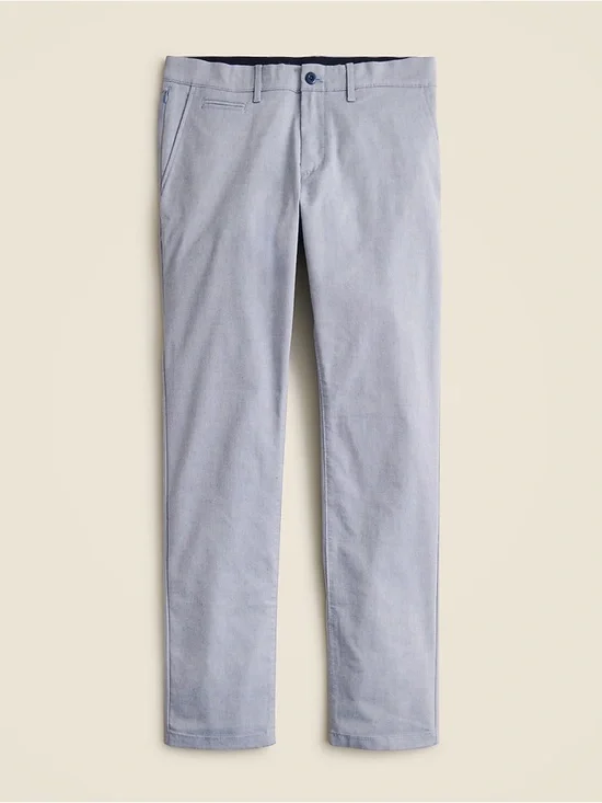 J.Crew 484 Slim-Fit Tech Oxford Pant in Light Blue Size 35x32