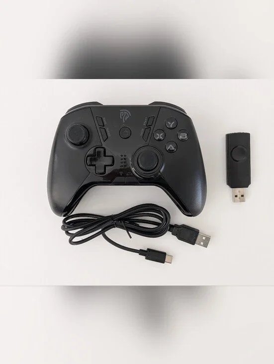 EasySMX 9110 Wireless Game Controller USB Dongle - Black Nintendo Switch  And PC