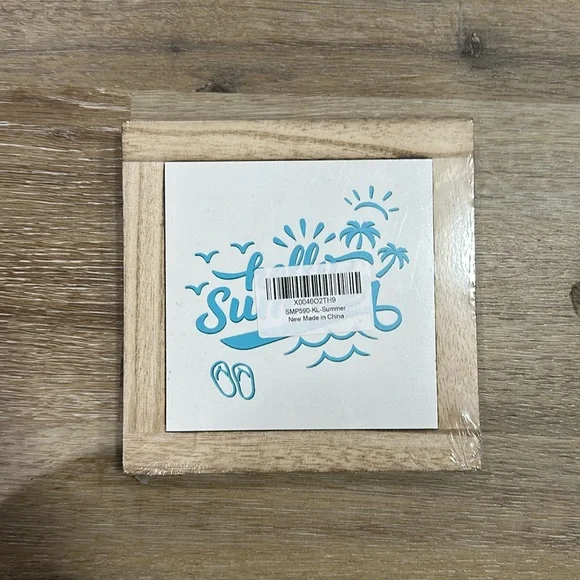 NWT 6X6 hello summer picture frame