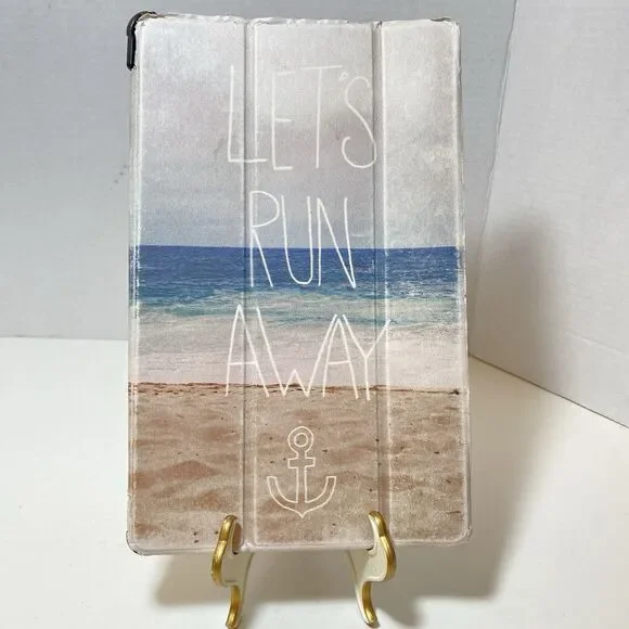Kindle Paperwhite 7th Gen, 6 Inch Cover Trifold Seascape “ Let’s Run Away” ￼
