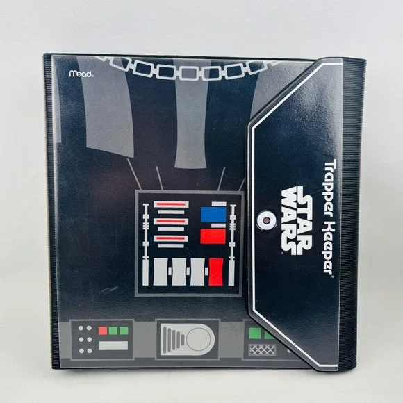 Mead Star Wars Darth Vader Trapper Keeper Black 3 Ring Binder 2014 X-603