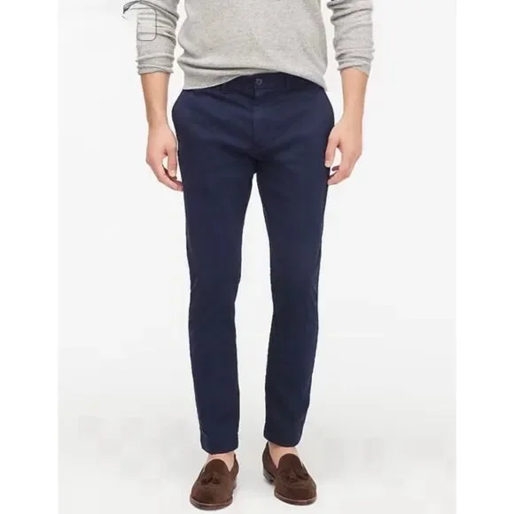 J. Crew 250 skinny-fit pant in stretch chino in Navy NWT 28/30