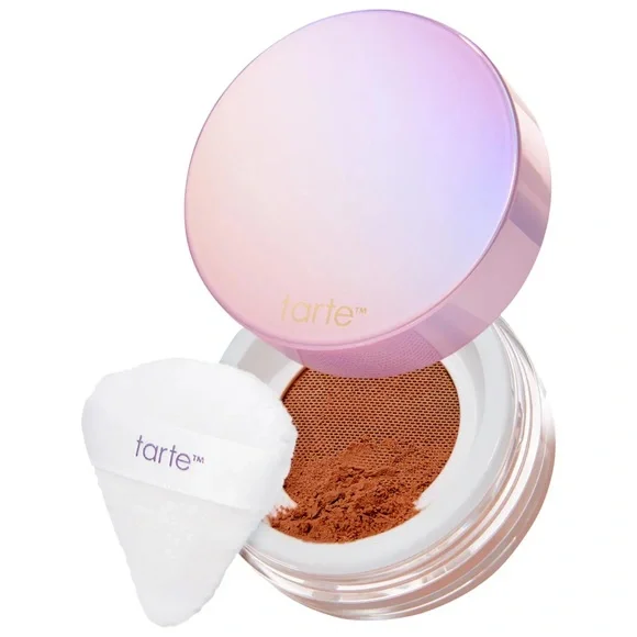 Tarte Creaseless Setting Powder with Puff - Chestnut New