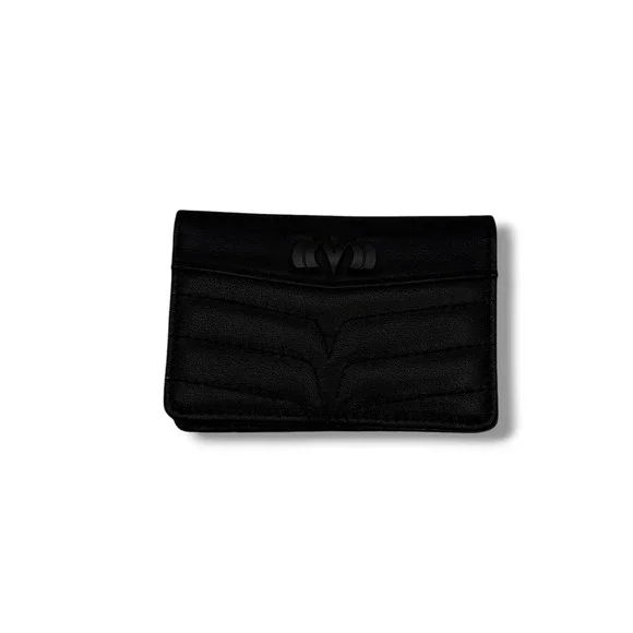 Experiment Bifold Wallet Mens OS Black Quilted Leather Minimalist Logo