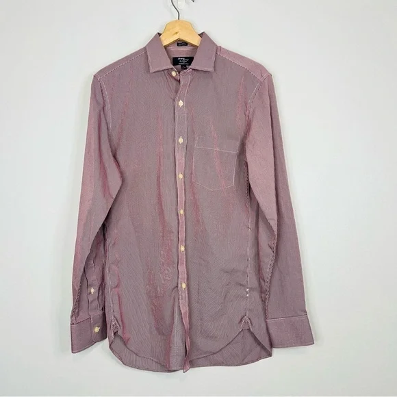 J. Crew Thompson Shirtings 80’s 2-Ply Wrinkle Free Button Up Small