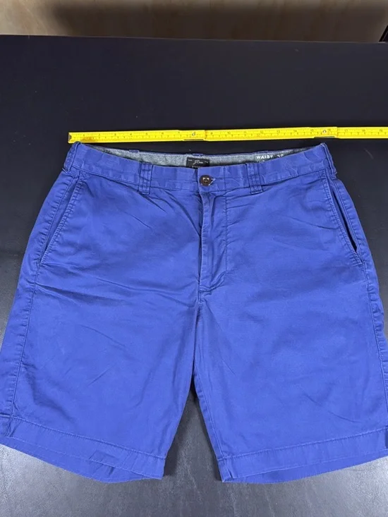J. Crew Royal Blue Flat-Front Chino Shorts