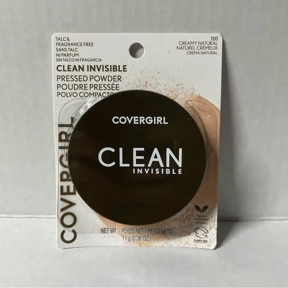 🦋$5🦋 Covergirl Creamy Natural 120 Clean Invisible pressed powder