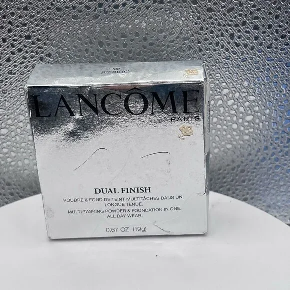 LANCOME ~ DUAL FINISH POWDER MAKEUP ~ # 510 SUEDE (C) ~ 0.67 OZ