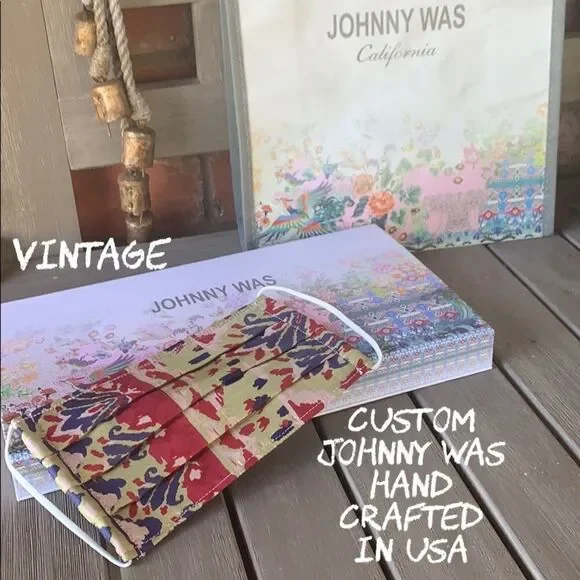 JOHNNY Was Custom 100% Silk  Face Mask Viscose