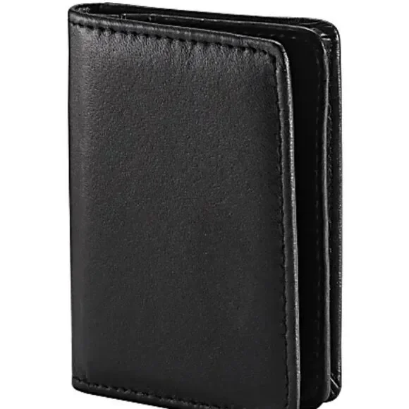 Samsonite Leather Business Card  Holder- Black