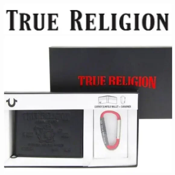 True Religion Sunter Wallet/Keychain Giftset