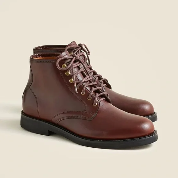 J. Crew Field boots in English leather
