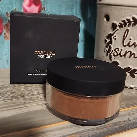 Mented Cosmetics Skin Silk Loose Setting Powder Deep Rich NIB!
