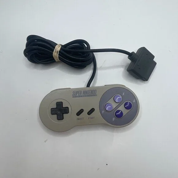 OEM Gray Original Nintendo Super Nintendo Wired SNES Controller SNS-005