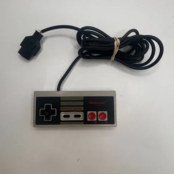OEM Gray Nintendo Entertainment System 8-Bit Wired NES Controller NES-004