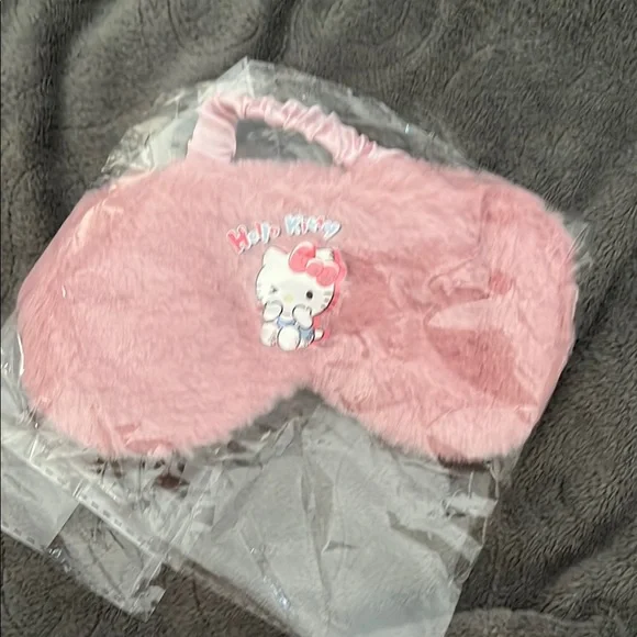 Hello Kitty Pink Fluffy Sleep Mask