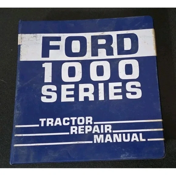 Ford 1300 1500 1700 1900 Tractor Repair Manual Original 3 Ring‎ Ford Binder