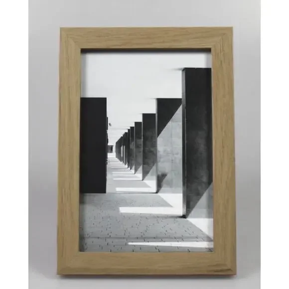 Threshold Set Of 4 4”x6” Modern MDF Tabletop, Thin Grain Wood Frame New