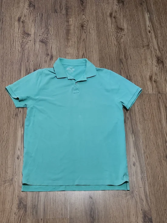 J. Crew Men's Mint Polo Shirt in Seafoam Green