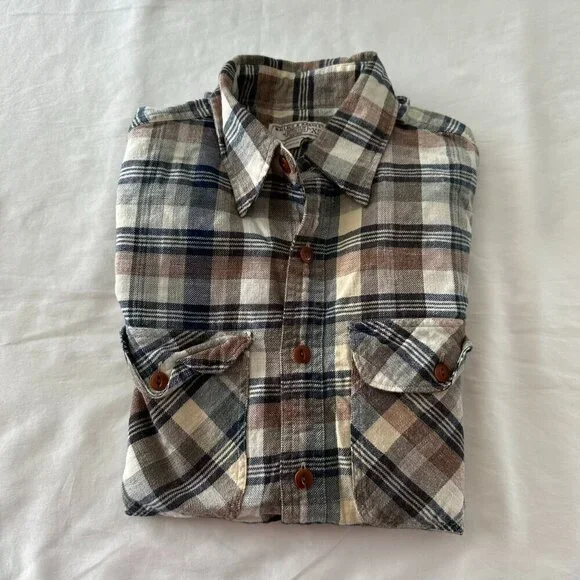 J. Crew Wallace and Barnes Flannel Button Down