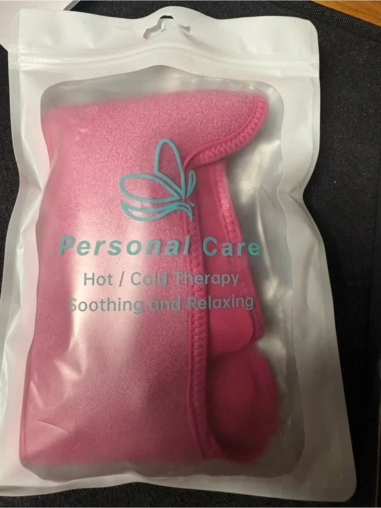 Nöcuetöd Hot/Cold Therapy Eye Mask Pink Adjustable Relaxation Wrap NWT