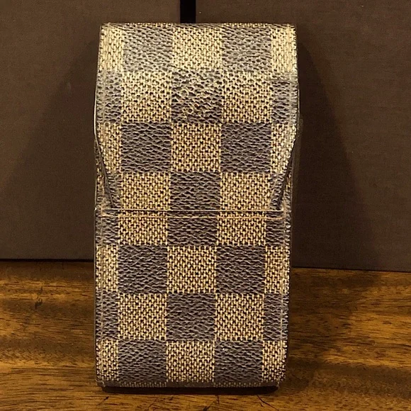 LOUIS VUITTON LV Damier Ebene Cigarette Accessory Case CT0093 France