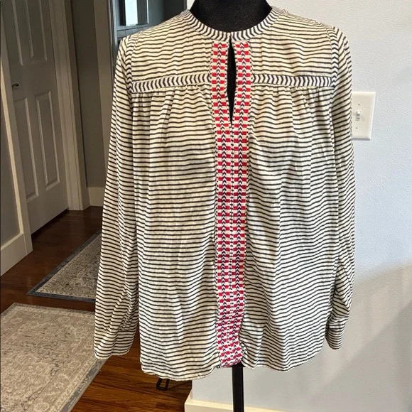 J. Crew Embroidered Blouse