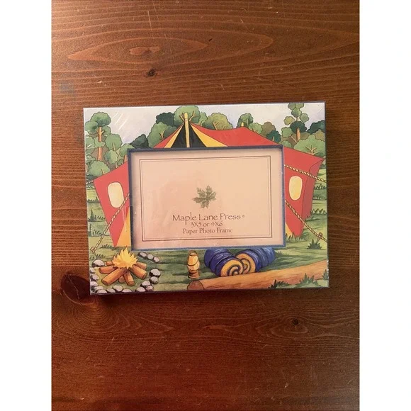 New Maple‎ Lane Press Camping Tent Picture Frame 3x5 or 4x6 Sealed