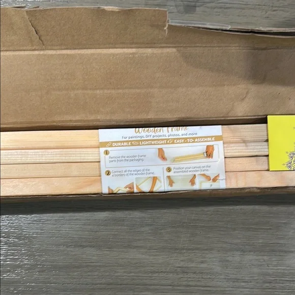 Wooden Frame for Paintings and DIY Projects - 16x20